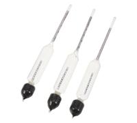 Alipis 3pcs Glass Dairy Hydrometer for Goat Milk and Cow Milk with Quality Control and Temperature Compensation Features and Barns