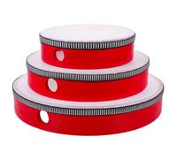 Alipis 3pcs Hand Drum Percussion Kit with 6", 8", 10" Wooden Tambourines for Boys and Girls Educational Musical Instruments Toy Set for Early Learning and Group Play