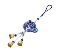 Alipis 3pcs Hanging Evil Eye Wind Chime Home Decor Wind Bell Outdoor Garden Hanging Ornament Christmas Halloween Decorative Bell