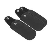 Alipis 3pcs Harmonica Storage Case PU Leather Pouch for Musicians and Travel Scratch-resistant Soft Holder for Blues Harp Backup Protection with Elegant Black Design