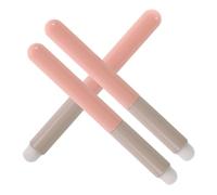 Alipis 3pcs Lipstick Brush Lip Brush Applicator round Head Artificial Fiber and Wood Pink Portable Small Lightweight for Cosmetics Store and Personal Use Women