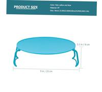 Alipis 3Pcs Multifunctional Food Storage Rack Heat Insulation Steaming Tray for Microwave Oven Home Use with Folding Design and Material Random Color