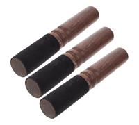Alipis 3PCS Nepalese Wooden Singing Bowl Mallets with Comfortable Ergonomic Grip for Sound Therapy Meditation and Mindfulness Lightweight Sticks for Travel and Relaxation