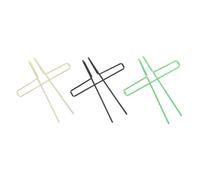 Alipis 3pcs Page Fixing Clips Steel Multi-function Easy to Use Sheet Music Clip for Musicians and Composers in Windy Environment Lectures Random Color