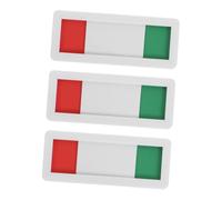 Alipis 3pcs Privacy Slide Door Signs Acrylic Occupied Vacant Indicators for Office Meeting Restroom Conference Use Tear-resistant Status Display