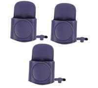 Alipis 3pcs PU Leather Stethoscope Holder Clip for Nurses and Doctors Medical Stethoscope Accessories with Hip Fixing Design Easy One Handed Use for Hospital and Clinic Professionals