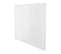 Alipis 3pcs Small Acrylic Wall Mount Sign Holders 8.5×11 Inch Hanging Document Frame Display for Office School Store Events