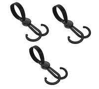 Alipis 3pcs Stroller Hook Portable for Shopping Cart Hanging Bag Hooks Practical for Car Seat Gap Storage for Jogger City