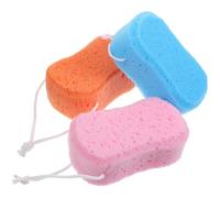 Alipis 3Pcs Thicken Bathing Sponge Soft Massage Shower Balls for Deep Scrubbing and Gentle Exfoliation Eco-Friendly Material Lightweight and Easy to Use for Adults Random Color