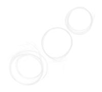 Alipis 3pcs Transparent Eyeglass Repair Wire Nylon Cord for Semi Rimless Metal Frames Flexible High-tensile Eyewear Replacement Thread Easy Installation for Lens Retaining and Frame