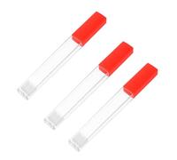 Alipis 3pcs Transparent Thermometer Storage Tubes Protective Plastic Cases for Body Temperature Mouth Thermometers and Needles Easy to Clean and Holder for Accurate Monitoring