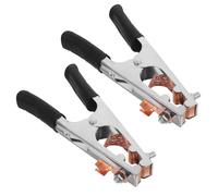 Alipis 3pcs Welder Ground Clamp with High Conductivity Conductive Tip and Strong Clamping Force for Stable Welding Connections Suitable for Arc Tig Mig Machines