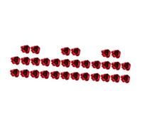 Alipis 3sets Chocolate Rose Head Flower Petal Truffle Cups Holders Flower Chocolate Wrapper Sour Candy Dry Fruits Miniature Foam Roses Bulk Rose Petal Wrappers Bulk Candy Red Silk 10pcs*3