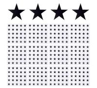 Alipis 3sets Star Helmet Stickers Self Adhesive Decals for Sports Durable Transparent Designs for Football Hockey and Baseball Helmets and Fade Resistant 20pcs*3