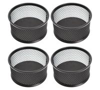 Alipis 4 Pack Mesh Paper Clip Holders Desk Organizers Office Stationery Small Pot Storage for Clips Pins Screws Neat Workspace