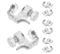 Alipis 4 Pairs Mobile Phone Gaming Triggers Gamepad Joysticks Ergonomic Design Lightweight Plastic Metal Phone Accessories for Gaming on Mobile Devices Silver