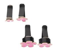 Alipis 4 Pcs Air Conditioning Outlet Clip Car Air Vent Clips Car Interior Decoration Elegant Metal Alloy Five-petal Daisy Flower Shape Masking Unpleasant Odors Enhancing Driving Comfort