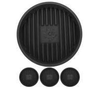 Alipis 4 Pcs Toilet Plunger Holder Only: Plunger Tray Air Drying Mat for Toilet - Drip Catcher & Storage for Kitchens & Bathrooms - Grey