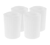 Alipis 4 Pcs White Telescoping Gas Cylinder Lift Dust Covers for Office Chairs Non-Slip Three-Section Chair Hydraulic Cylinder Protector Gaming and Executive Parts