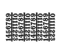Alipis 4 Set Creative Wall Clock Gold Clock Making Kits Clock Numerals Kit for DIY Clock Face Round Clocks Head Insert Roman Number DIY Wall Clock Numbers DIY Numbers Plastic Black
