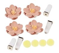 Alipis 4 Sets Car Air Conditioner Outlet Clips of Stylish Vent Clamps for Aromatherapy Design for Pleasant Driving Experience Durable and Lightweight Auto Accessories