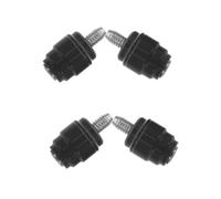 Alipis 4 Sets Quick Release Brake Connector Replacement for Bicycle Hydraulic Disc Brake Hose Aluminium Alloy Olive Heads with Wear-resistant and Dustproof Features Suitable for Mountain