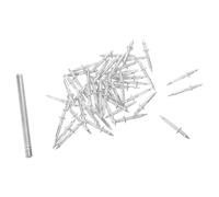 Alipis 400Pcs Double Head Seamless Thread Nails for Skirting Boards - Invisible Bothway Nails with Sleeve Tool, Suitable for Baseboard Fixing and Acoustic Panel Installation