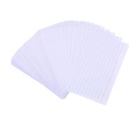 Alipis 400pcs Study Guide Note Cards with Horizontal Lines, White Paper Index Cards 4.9x3 Inch, Portable Reusable Classic Design for Students Speech Preparation and Office Supplies