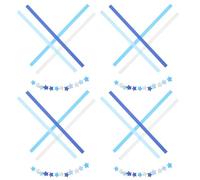 Alipis 4050pcs Double-Sided Gradient Origami Star Paper Strips Blue Gradient 24cm for Handmade Crafts DIY Arts Projects and Decorative Folding