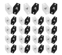 Alipis 40Pcs Adhesive Self-Adhesive Swivel Caster Wheels Heavy Duty Universal Stick Casters with Stainless Steel Bearing Balls for Office Furniture and Kitchen Appliances