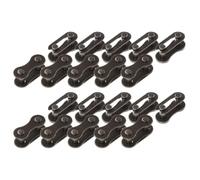 Alipis 40pcs Bicycle Chain Link Connector Missing Link, Manganese Steel, Quick Installation, Secure Connection, Single Speed Bicycle Chain Joint Buckle