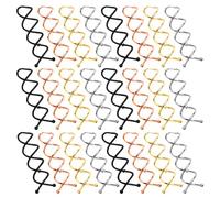 Alipis 40pcs Metal Spiral Hair Pins for Women Rounded End Hair Bun Holders Lightweight Sturdy Twist Clips for Quick Elegant Hairstyles in Black Gold Silver Rose Gold