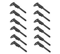 Alipis 40pcs Mini Plastic Calipers with Dual Metric and Imperial Scales Measuring Tools for Students and Engineers Portable Sliding Gauge with Graduation for Accurate Depth and