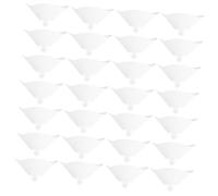 Alipis 40pcs Photocurable Resin Filter Funnel for Printer Consumables Chemical-resistant Disposable Paper Strainer Cone with Fine Mesh Screen Compatibility for Sla Printing Workshop and