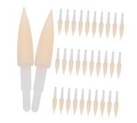 Alipis 40pcs Sponge Brush Marker Replacement Tips Soft Brush Pen Nibs for Calligraphy and Creative Drawing Compatible with Water Based Ink for Artists and Enthusiasts