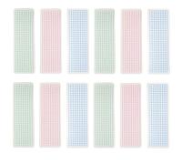 Alipis 45pcs Washi Cards: 5. 9x1. 96 Inch Washi Tape Organizer Boards - Rounded Corner Paper Tape Dispensers Organizer for Scrapbooking DIY Crafts Journaling Office School Supplies