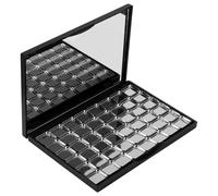 Alipis 48pcs Empty Magnetic Makeup Palette Metal Pans Eyeshadow Palette DIY Cosmetic Tray for Blush Lipstick Storage Organiser