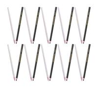 Alipis 48pcs Peelable Marker Pencil Wax Crayons Black White 6.7 Inch