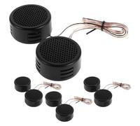 Alipis 4pairs Mini Dome Tweeter Speakers for Car Audio System High-frequency Automotive Speaker Replacement Car Stereo Dome Tweeters for Balanced Treble and Enhanced Sound Quality
