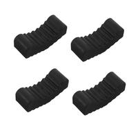 Alipis 4pcs 3 Ton Car Jack Rubber Pad Set Thickened Auto Jack Adapter Pads with Anti-slip Rail Support Replacement for Garage Car Maintenance and Lifting Safety