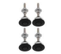 Alipis 4pcs 30mm Quick Release Car Flush Hood Latch Locks Push Button Mini Hood Pins Universal Cover Locking Pins for Rally and Racing Cars (black)