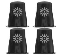 Alipis 4Pcs Acoustic Guitar Soundhole Humidifier for Preventing Cracking and Maintaining Optimal Humidity - Plastic Guitar Maintenance Tool for Folk and Classical
