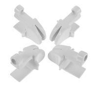 Alipis 4pcs Adjustable Boat Bumper Clips Nylon and Metal Hook Holders for Pontoon Rail Bumper Hangers Quick Release Dock Guards with UV and Resistance for Port and Sea Use