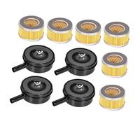 Alipis 4pcs Air Compressor Filter Sound Muffler Iron Silencer for Noise Reduction Compatible with Various Models Easy Installation Essential Accessory for Generators and Air Compressors