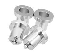 Alipis 4pcs Aluminum Jack Pad Adapter for Vehicle Lift Stable Shock-absorbing Support for Electric Cars Suvs Trucks Easy Install Frame Protector for Car Repair and Maintenance