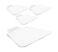Alipis 4pcs Bench Grinder Safety Shields for 6-inch Motorized Grinder Tools, Wear Resistant Plastic Protective Covers Easy Installation for Metalworking Workshop Use