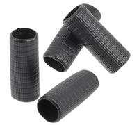 Alipis 4Pcs Black Rubber Bow Grip Sleeves for Violin Bow Easy to Install Protection from Damage for Musicians and String Instrument Accessories