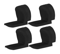 Alipis 4pcs Black Silicone Clarinet Thumb Support Pads to Relieve Sore Thumbs Comfortable Clarinet Rest Cushions for Graduation Season