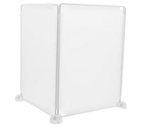 Alipis 4Pcs Chest Freezer Divider Organizers with White Round Clips, 30X22Cm Plastic Food Separators for Chest Freezer Storage and Kitchen Partition