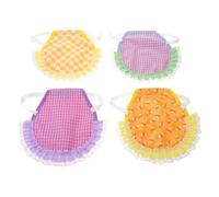 Alipis 4pcs Chicken Saddle for Hens Poultry Apron Anti Pecking Harness with Polyester Material Easy to Use for Chicken Coop and Flock Management Healthy Plume Regrowth